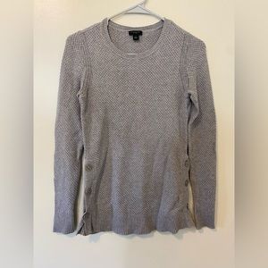 Ann Taylor Gray Knit Sweater - Small